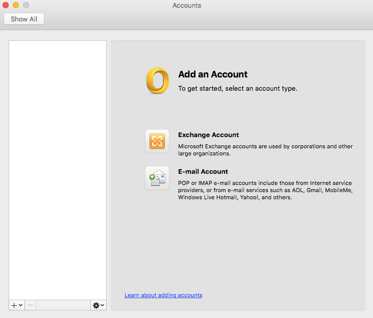 gmail account on outlook for mac 2011
